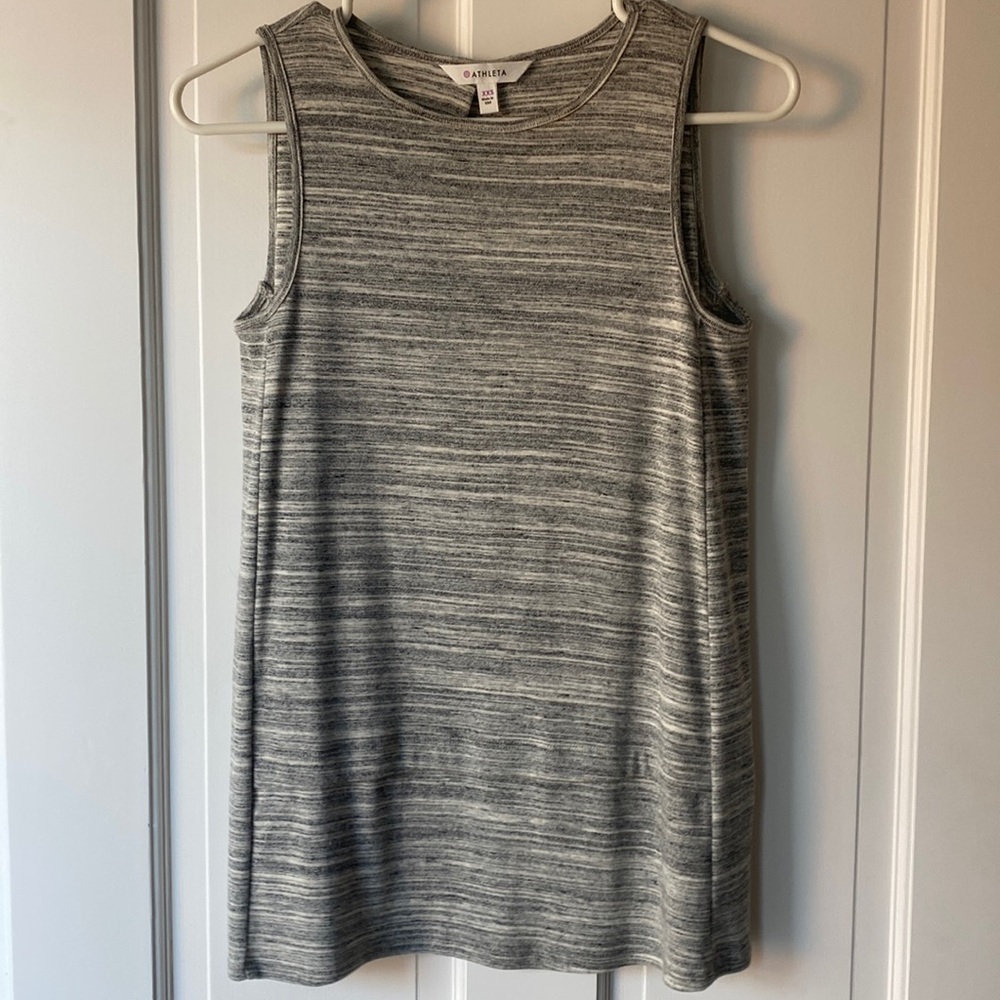 Athleta sleeveless tunic top tank soft knit XXS